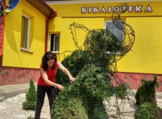 Винниківчани, пошкодуйте слоників біля дитячої бібліотеки!