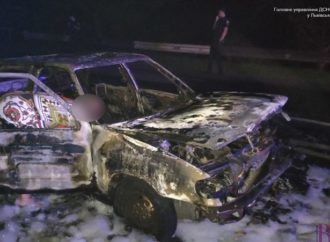 Надзвичайники пожежної частини Винник гасили авто на Личаківській