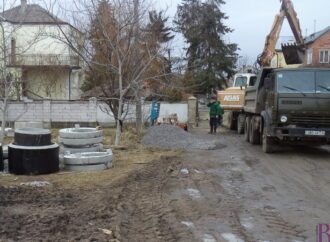 У Винниках споруджують каналізацію та мережу для відведення дощівки на вулиці Незалежності