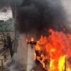 На території школи у Чишках була пожежа (фото)