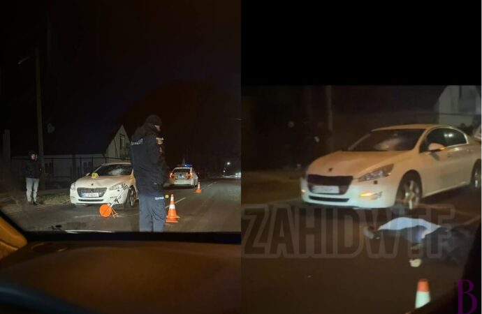 У Винниках автомобіль насмерть збив людину